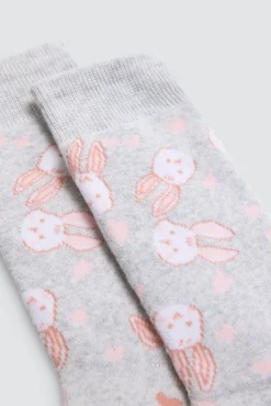 Pack 3 calcetines infantiles térmicos estampados Tea time