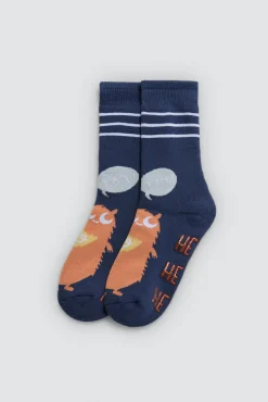 Pack 3 calcetines infantiles térmicos antideslizantes Hello