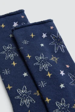 Pack 3 calcetines infantiles térmicos sin puño Sparkle