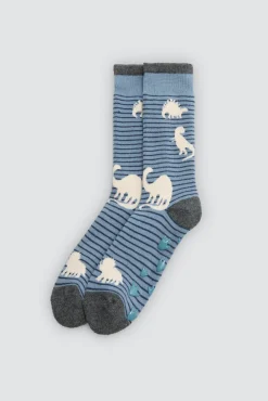 Pack 3 calcetines infantiles térmicos antideslizantes Dino