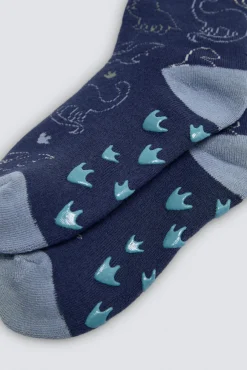 Pack 3 calcetines infantiles térmicos antideslizantes Dino