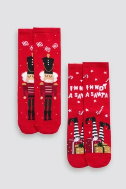 Pack 2 calcetines infantiles Navidad