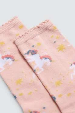 Pack 4 calcetines infantiles estampados Unicorn