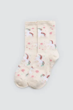 Pack 4 calcetines infantiles estampados Unicorn