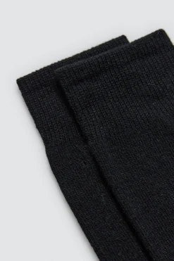 Pack 3 calcetines lana negro