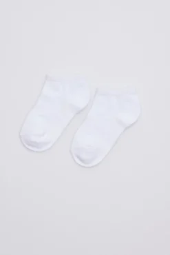 Pack 3 calcetines tobilleros infantil blanco