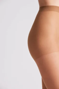 Pack 2 pantis cintura antipresión 17 denier beige