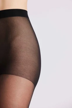 Pack 2 pantis cintura antipresión 17 denier negro