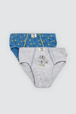Pack 2 slips infantil algodón estampados Cool Kid