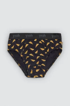 Pack 2 slips juveniles algodón estampados Yeah