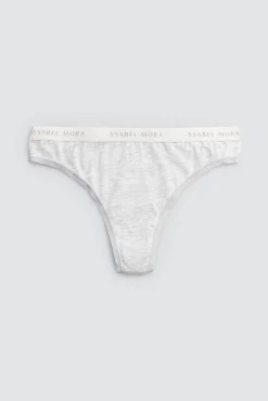 Pack 2 tangas básicos algodón negro y gris