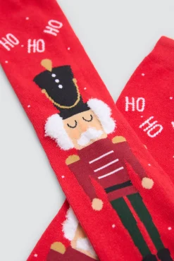 Pack bóxer y calcetines Navidad estampado cascanueces