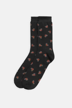 Pack bóxer y calcetín estampado motos