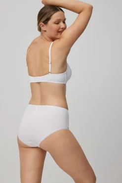 Pack de 2 bragas altas básicas blanco