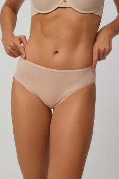 Pack de 2 bragas midi básicas nude