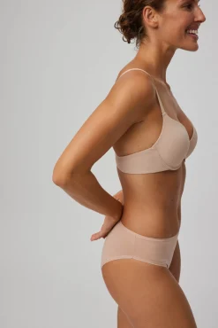 Pack de 2 bragas midi básicas nude