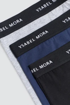 Pack de 3 bóxers básicos lisos