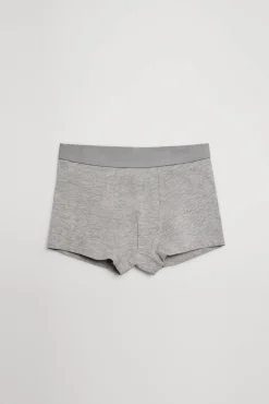 Pack de 2 bóxers de niño algodón marino y gris