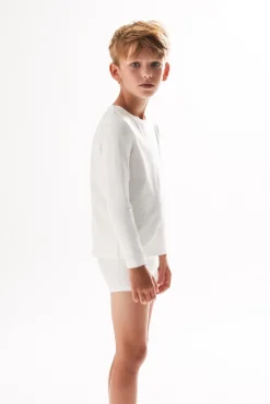 Pack de 2 bóxers de niño algodón blancos