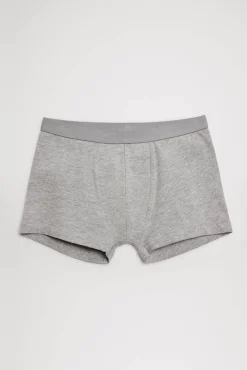 Pack de 2 bóxers juveniles algodón marino y gris