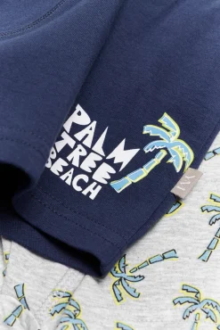 Pack de 2 bóxers juveniles estampados palmeras