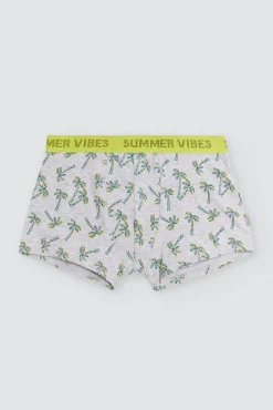 Pack de 2 bóxers juveniles estampados palmeras