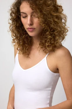 Pack de 2 camisetas interiores de tirantes algodón blanco