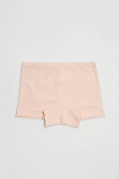 Pack de 2 culottes de niña algodón gris y rosa