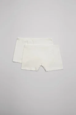 Pack de 2 culottes juveniles blanco