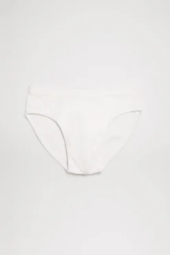 Pack de 2 slips juveniles algodón blancos