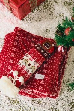 Pack navidad manta & calcetines borreguito
