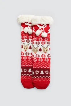 Pack navidad manta & calcetines borreguito