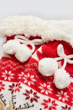 Pack navidad manta & calcetines borreguito