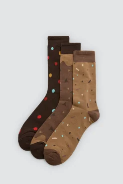 Pack regalo 3 calcetines Chocolate muffins