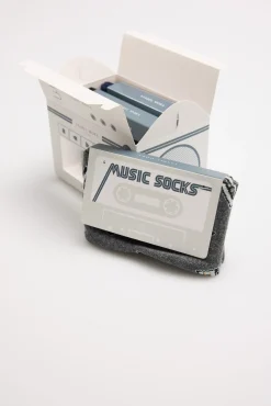 Pack regalo 3 calcetines Music Cassetes