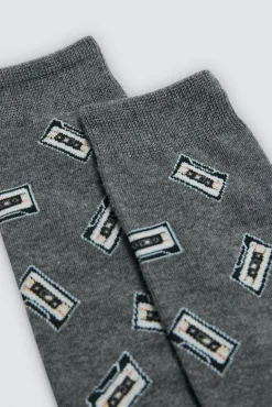 Pack regalo 3 calcetines Music Cassetes
