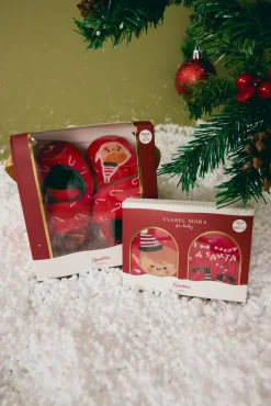 Pack regalo bebé zapatillas & calcetines navideños