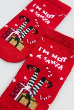 Pack regalo bebé zapatillas & calcetines navideños