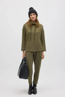 Pantalón cargo fluido verde