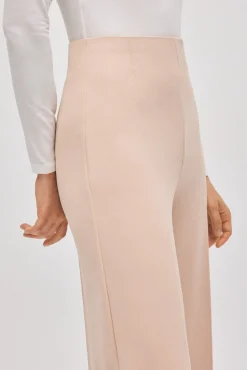 Pantalón de vestir ancho marfil