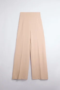 Pantalón de vestir ancho marfil