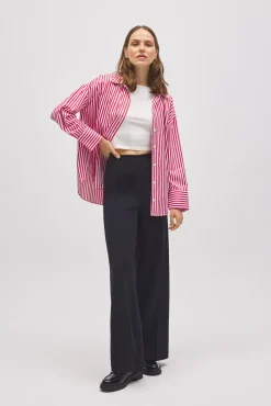 Pantalón de vestir ancho negro