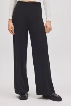 Pantalón de vestir ancho negro