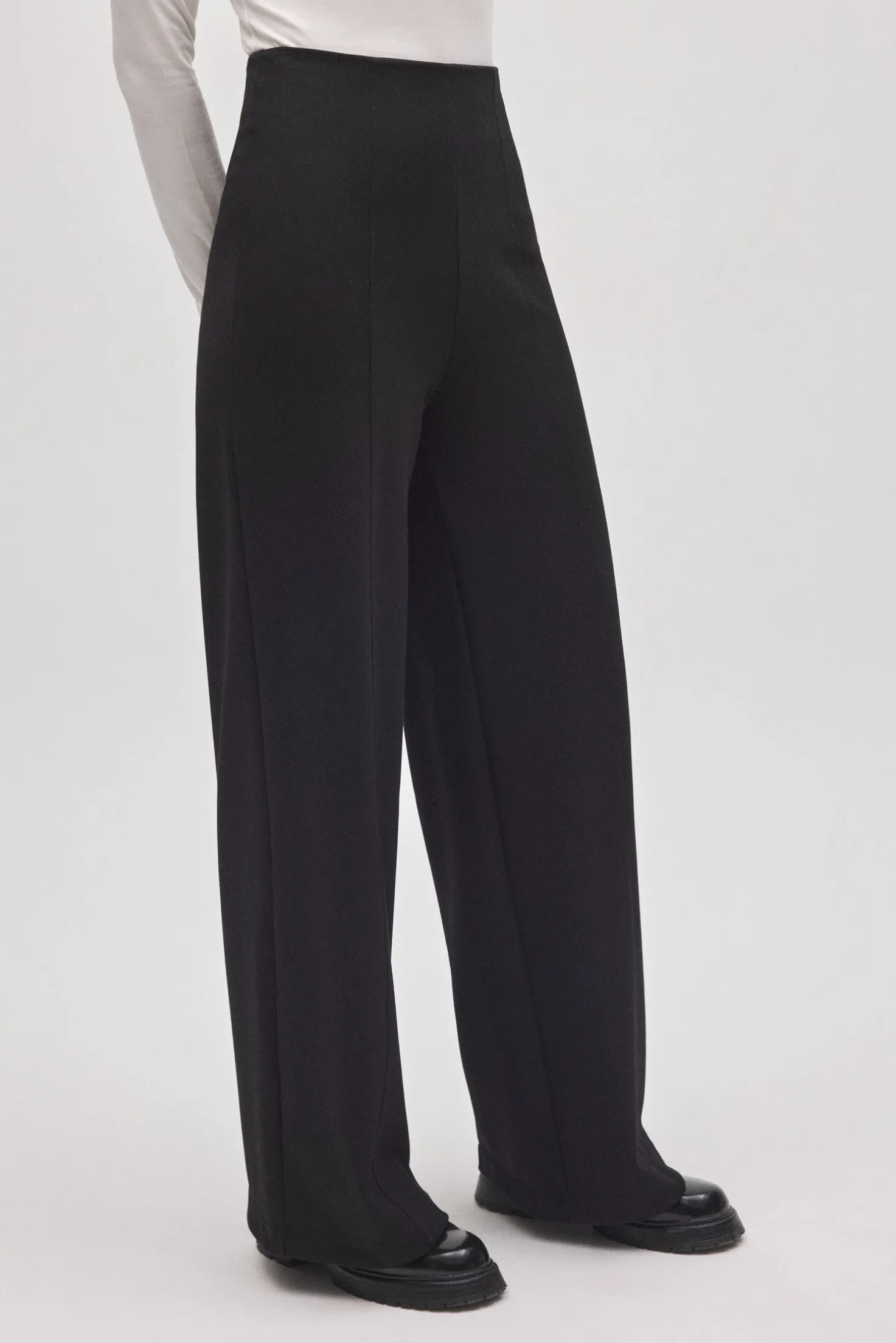 Pantalón de vestir wide negro