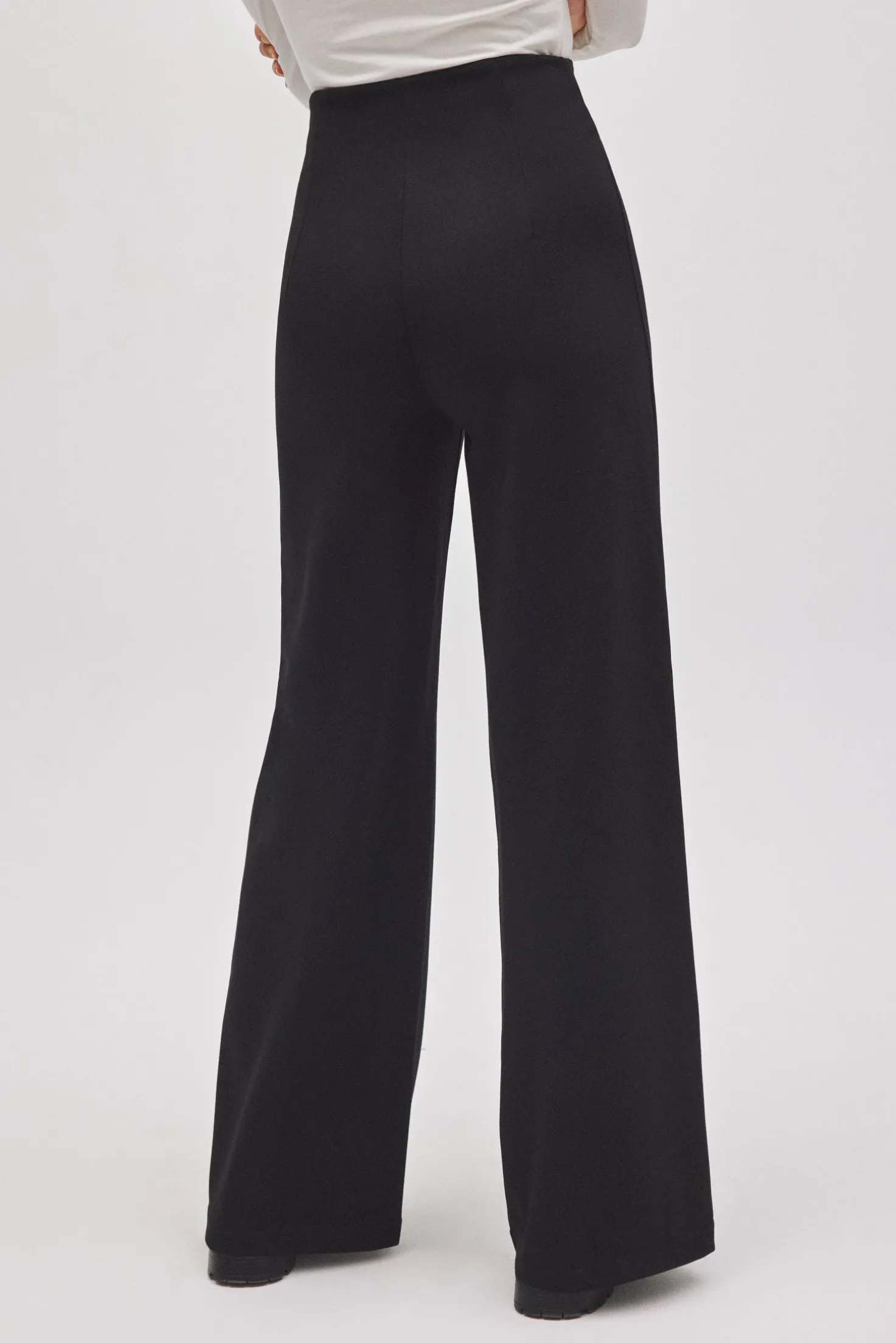 Pantalón de vestir wide negro