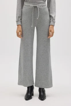 Pantalón extra cómodo recto gris