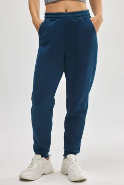 Pantalón jogger deportivo con bolsillos azul
