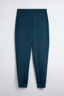 Pantalón jogger deportivo con bolsillos azul