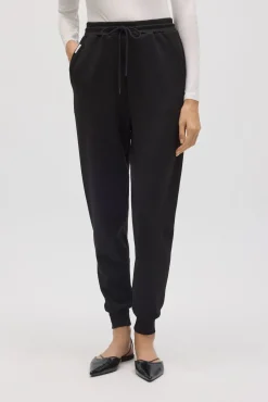Pantalón jogger fluido negro