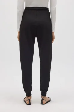 Pantalón jogger fluido negro